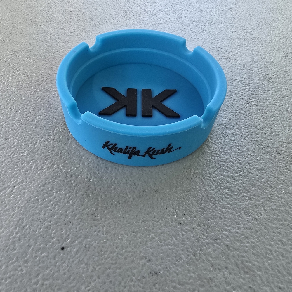 Blue Silicone Khalifa Kush Ashtray